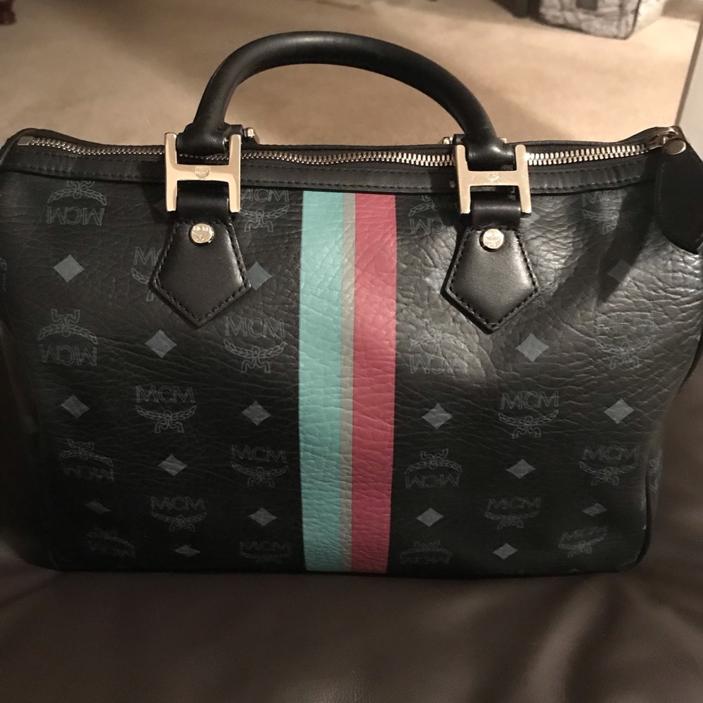 “Sale” Authentic MCM Boston Bag - Picture 2 of 7